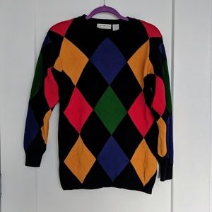 Vintage Liz Claiborne 💯cotton retro sweater